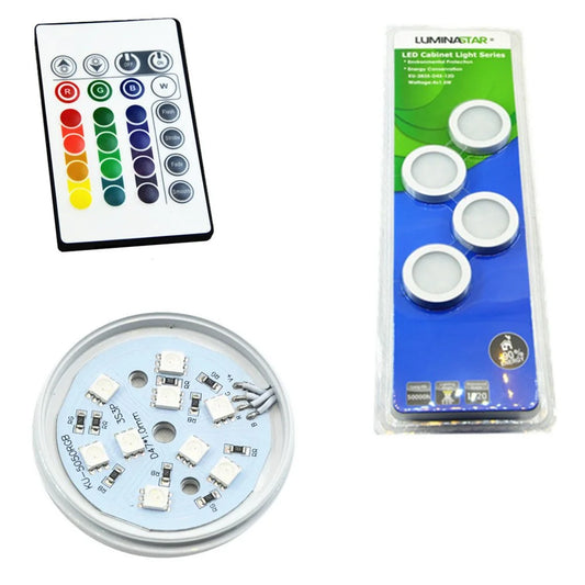 Spot LED RGB Incastrat D60, Set Complet 4x2W – Iluminare Personalizabilă și Economisitoare de Energie