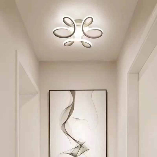 Lustră LED de Lux, Design Multifuncțional, Alb – Ideală pentru Iluminat Modern și Spații Elegante