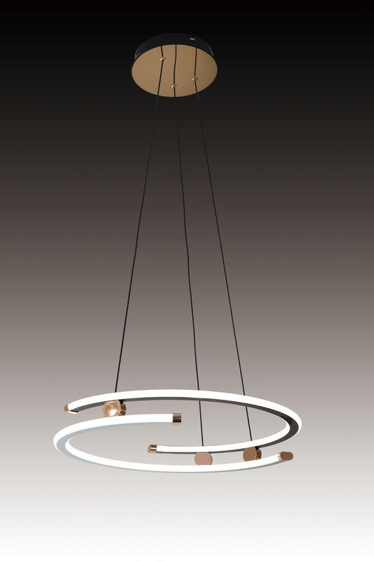 Lustră LED Suspendată cu 3 Tipuri de Lumină – Design Modern și Iluminare Versatilă pentru Spații Elegante