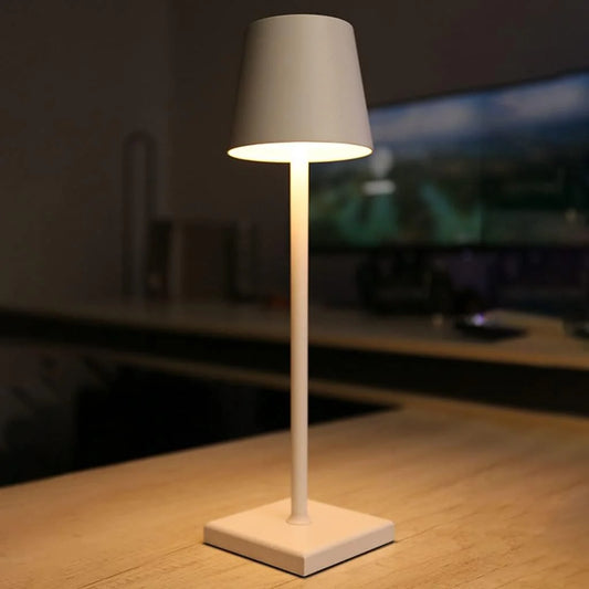 Lampa de masa DMLiving, Touch, 3 Tipuri De Lumina, Incarcare USB Gri