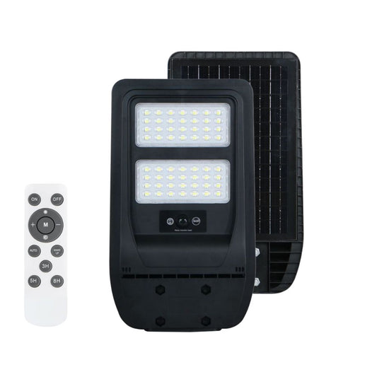 Lampa Stradala cu sensor de miscare,panou solar monocristalin integrat si telecomanda - 60W/6500k