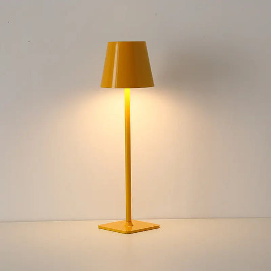 Lampa de masa DMLiving, Touch, 3 Tipuri De Lumina, Incarcare USB Galben