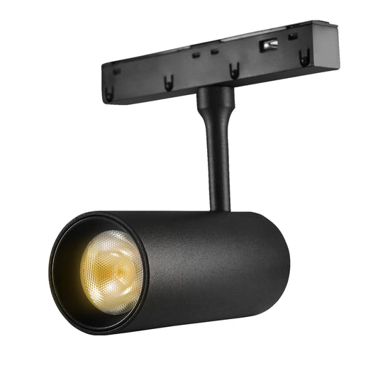 Proiector LED Modern cu Șină Magnetică Reglabil 10W Negru – Iluminare Caldă pentru Spații Elegante