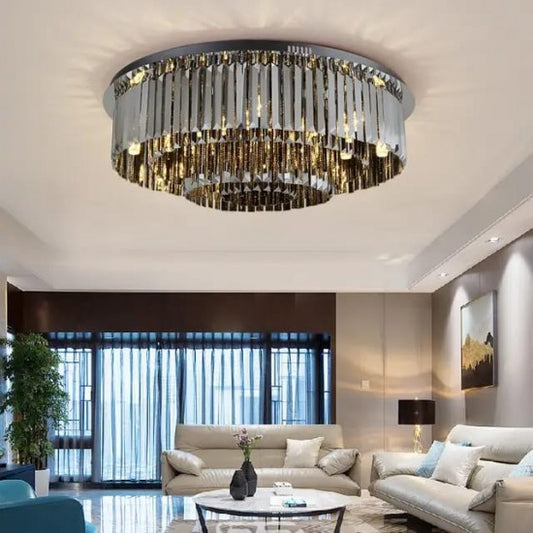 Candelabru Cristal, 60cm – Detalii Fine și Iluminare de Lux pentru Spații Confortabile