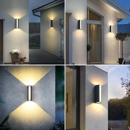 Aplica LED Exterior, Negru – Iluminare modernă și eficientă  pentru Fațade Elegante