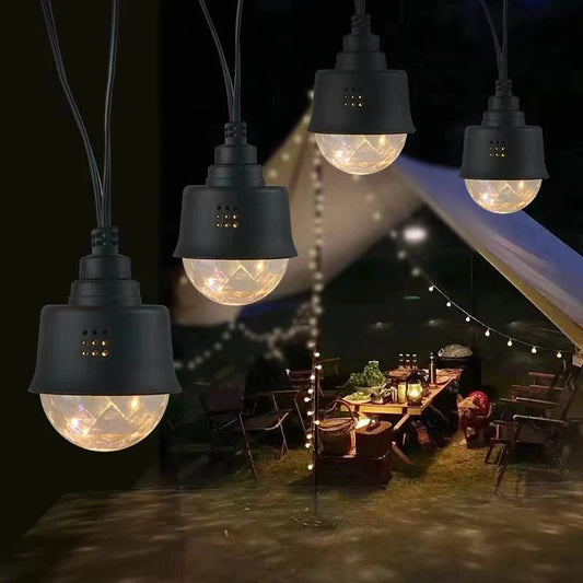 Ghirlandă Luminoasă Impermeabilă, 8.8m, 10 Becurile RGB – Iluminare Vibrantă pentru Decoruri Exterioare și Evenimente