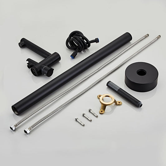 Baterie de Podea Negru – Design minimalist și durabil pentru un aspect contemporan.