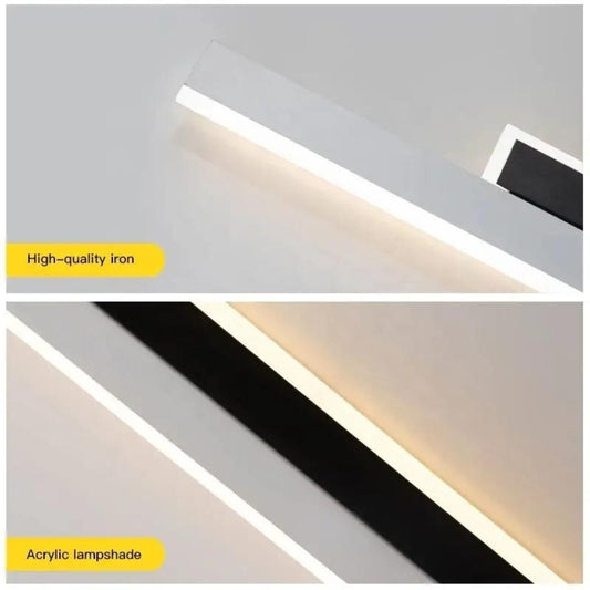 Aplică LED Contemporană Auriu/Negru DM3929 BK+GD 40CM – Iluminare Stilată pentru Living și Dormitor