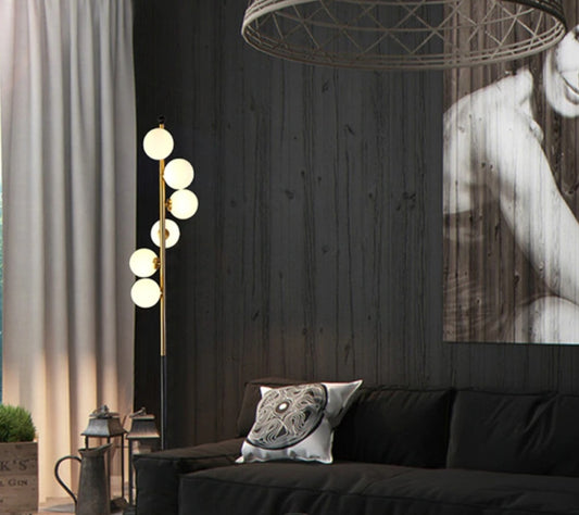 Lampadar Luxos cu 5 LED-uri G4 170cm DM8052 – Design Impresionant pentru Ambianțe Distinse