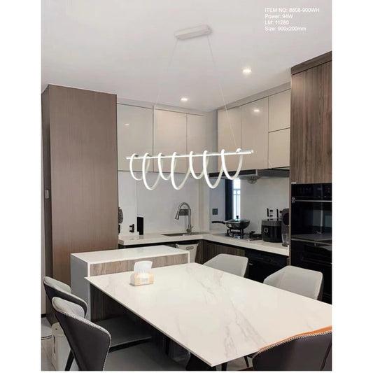 Candelabru LED contemporan ajustabil, design elegant – DM8808/900 Alb – Iluminare modernă și personalizabilă pentru orice încăpere.