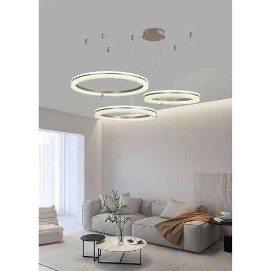 Lustra LED D60CM+50CM+40CM Cu Telecomanda wifi 2.4G lumina/rece/calda/neutra intensitate reglabila DM-F9841/3