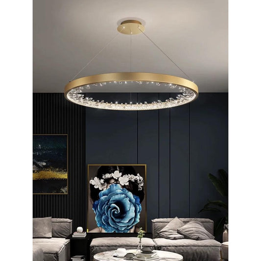 Candelabru de Lux DM Living, Model DM23529/40 Auriu – Eleganță Modernă și Iluminare LED pentru Un Design Strălucitor