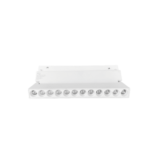 Proiector LED Modern Pliabil cu Șină Magnetică 12W Alb – Lumină Caldă pentru Decoruri Elegante