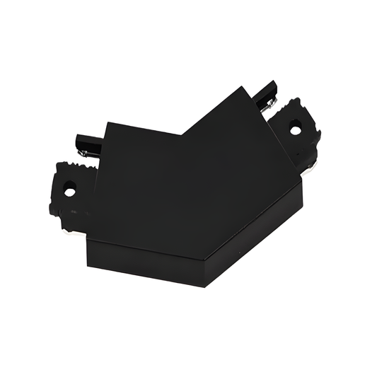 Conector Unghi de 120 de Grade pentru Sina Magnetică Aplicată, C7, Negru – O alegere premium pentru proiecte de iluminat deosebite.