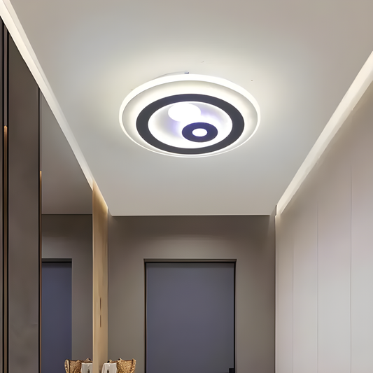 Lustră LED, Design Rafinament Distins, 3 Tipuri de Lumină, 78W, Alb/Negru – Perfecțiune și stil în fiecare detaliu, DM9066-240