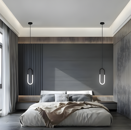 Lustră Premium Suspendată DM-G408A/1, 30CM, Negru – Flexibilitate în Iluminat cu 3 Opțiuni