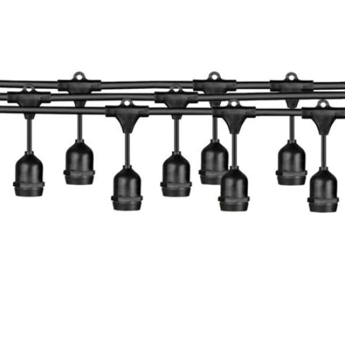 Ghirlanda Luminoasă cu Pendule pentru Grădină, 10m – Iluminat Modern și Stilat pentru Spații Exterioare