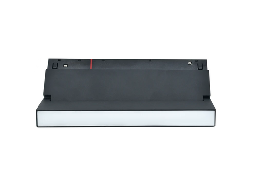 Banda LED Pliabilă Șină Magnetică Negru, 12W – Design Încastrat Cu Lumină Neutră, Ideală Pentru Camere Stilate
