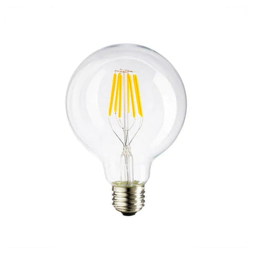 Bec LED G95 E27, Lumină Caldă 3000K, 8W – Design Modern și Economisire Energetică, Perfect pentru Dormitor sau Living