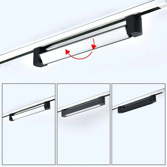 Proiector LED Tip Banda, 20W, 4000K Lumina Neutra, Directionabil Pe Sina Monofazata, Negru