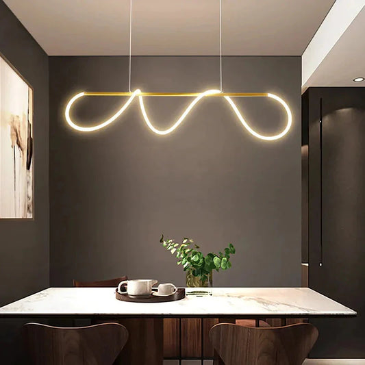 Pendul LED Contemporan, 100cm, Temperatură de Culoare Reglabilă, Model DM60040A-M – Iluminat Modern și Versatil pentru Oricare Cameră