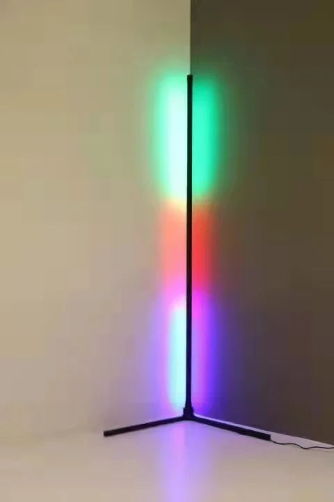 Lampadar cu Lumini de Ritm LED RGB, DM10001/1, 147cm – Ideal pentru Livinguri și Spații de Relaxare Moderne