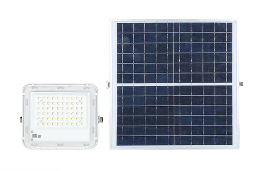 Proiector LED 50W, Cu Panou Solar Și Telecomandă – Iluminare Modernă Și Durabilă Pentru Spații Exterioare.
