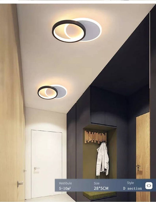 Aplica Led Rfan, Model 275/1, 3 Tipuri De Lumina, 44w, Alb/negru