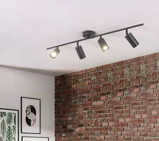 Aplica De Tavan Premium DM3006 BK Negru – Spoturi Reglabile Și Iluminat Sofisticat, Perfectă Pentru Camere Stilate