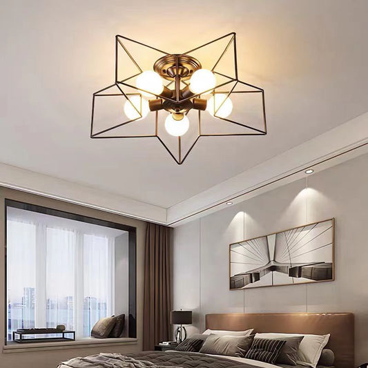 Pendul Contemporan cu Formă Geometrică, DM 44, Negru – Accesoriu Distins pentru Livinguri și Sufragerii