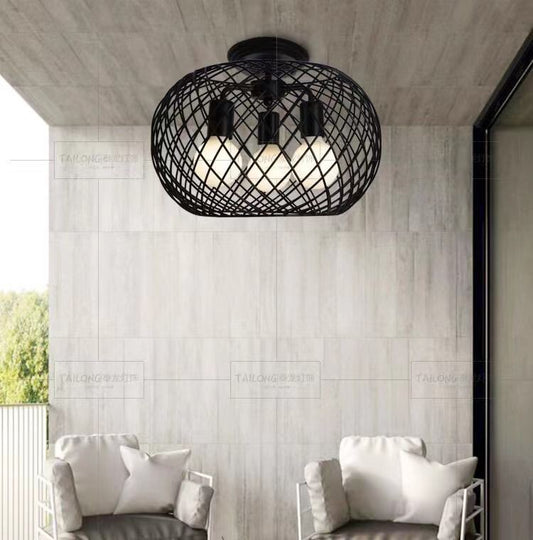 Pendul Ajustabil cu Formă Geometrică, DM 45, Negru – Accesoriu Distins pentru Livinguri și Sufragerii