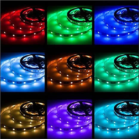 Banda LED color pentru exterior, 3528, 60buc-m, 5w