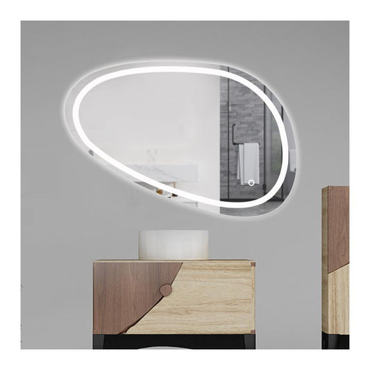 Oglindă LED Touch cu Funcție Dezaburire, 90x65 cm, Model 112S - Eleganță și Performanță în Baia Ta