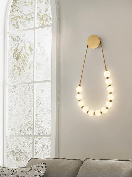 Aplică LED de perete cu design modern, ideală pentru iluminat decorativ, DM6750-S, Auriu