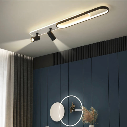 Aplică LED modernă cu proiector, DM106-60, Negru