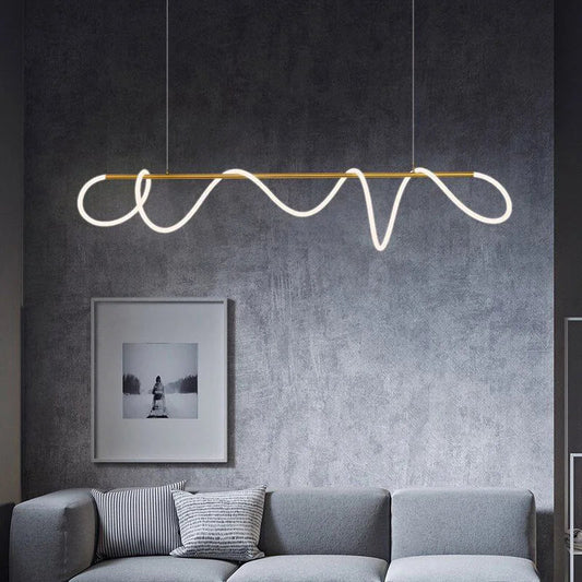 Pendul LED Modern, 150cm, cu Temperatură de Culoare Reglabilă, Model DM60040A-XL – Iluminat Personalizat și Design Contemporan pentru Tavan