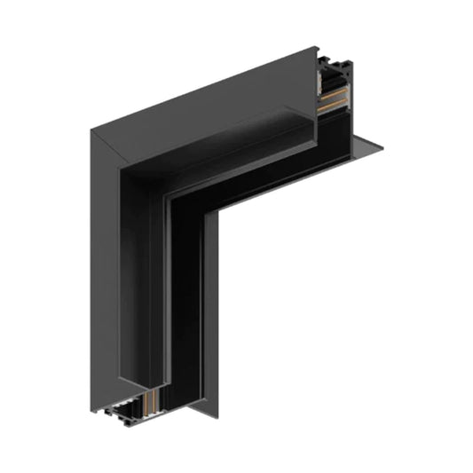 Colt sina magnetica incastrata pentru tavan/perete, 90 grade, Negru