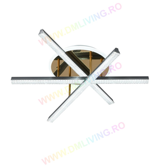Lustră LED, Design Abstract și Premium, Alb DM 6882 – Iluminare Stilată pentru Spații Contemporane