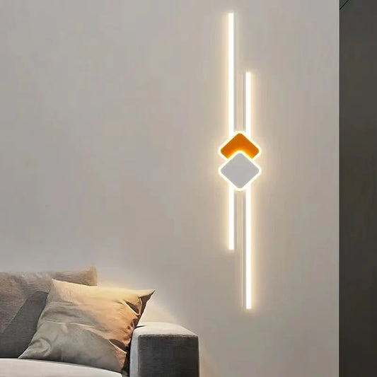 Aplică LED artistică cu design liniar, DM110/650, Alb