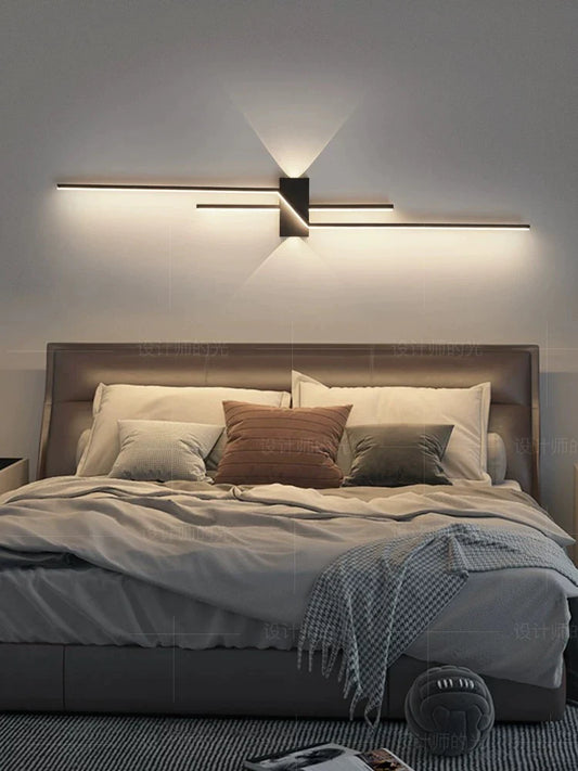 Aplica LED DMLiving, iluminare de calitate și stil minimalist – DM9085/2 BK Neagră – O alegere perfectă pentru încăperi cu design modern.