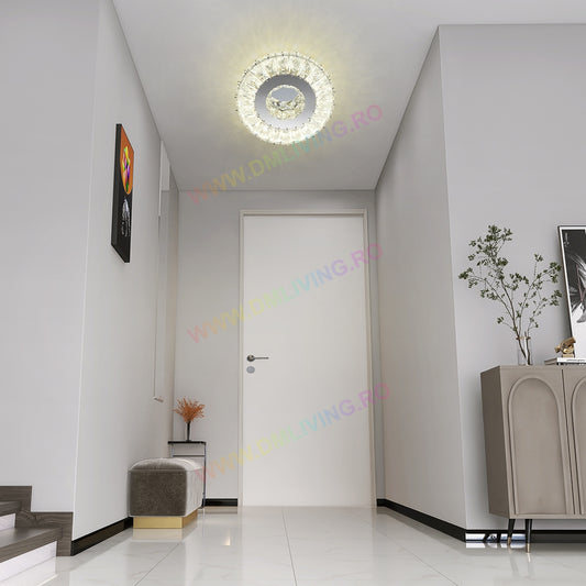 Aplică LED, design opulent cu cristale, 9610