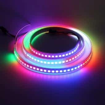 Banda LED RGB pixel 2812, 60 LED-uri/m, 18W