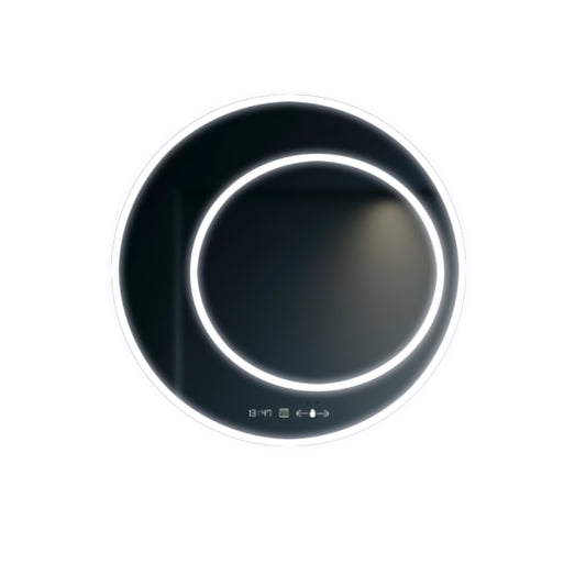 Oglindă LED Touch Elegantă, 60x60 cm, cu Sistem Dezaburire, Model D025 - Design Modern și Claritate Perfectă pentru Baie