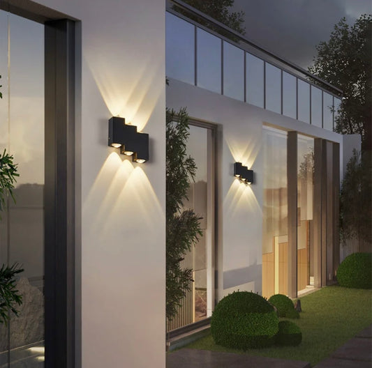 Aplica Exterior, Lumină Neutră, DM 525, Negru – Iluminat Modern și Eficient pentru Terase și Grădini