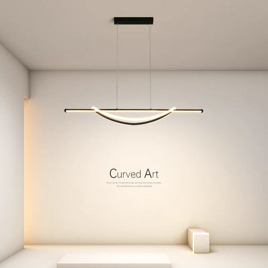 Pendul Contemporan cu LED, 100cm, Temperatură de Culoare Reglabilă, Model DM-G4046 Negru, 92W,  – Iluminat Modern și Personalizat pentru Oricare Cameră