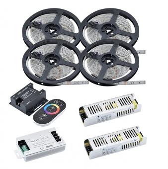 Kit profesional banda LED RGB, interior, 20m