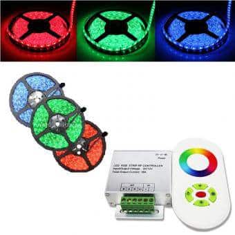 Kit banda LED RGB 15m exterior, iluminare vibrantă și durabilă