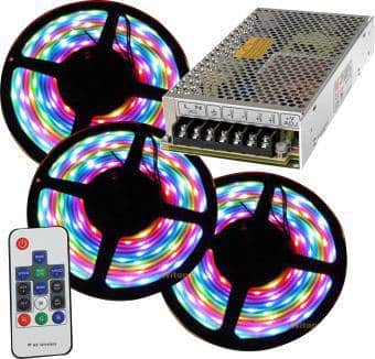 Kit banda LED digitala, 15m WS2811, 30 LED/m