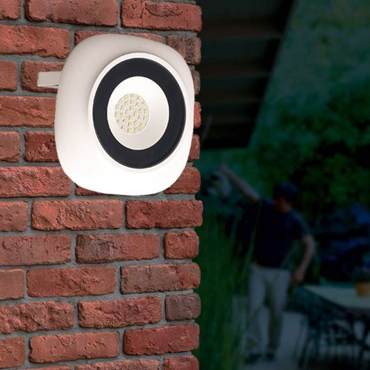 Proiector LED rotund SMD Iris, 20W=100W, 1800Lm, 6400K, lumina rece, alb