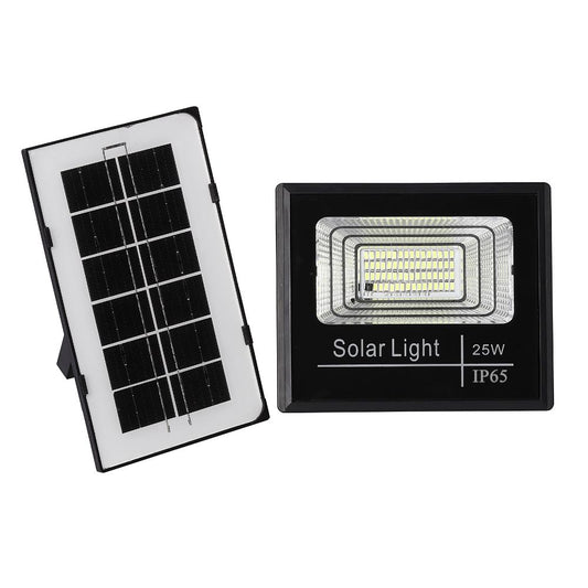 Proiector cu Panou Solar Monocristalin si telecomanda - 25W/6500k